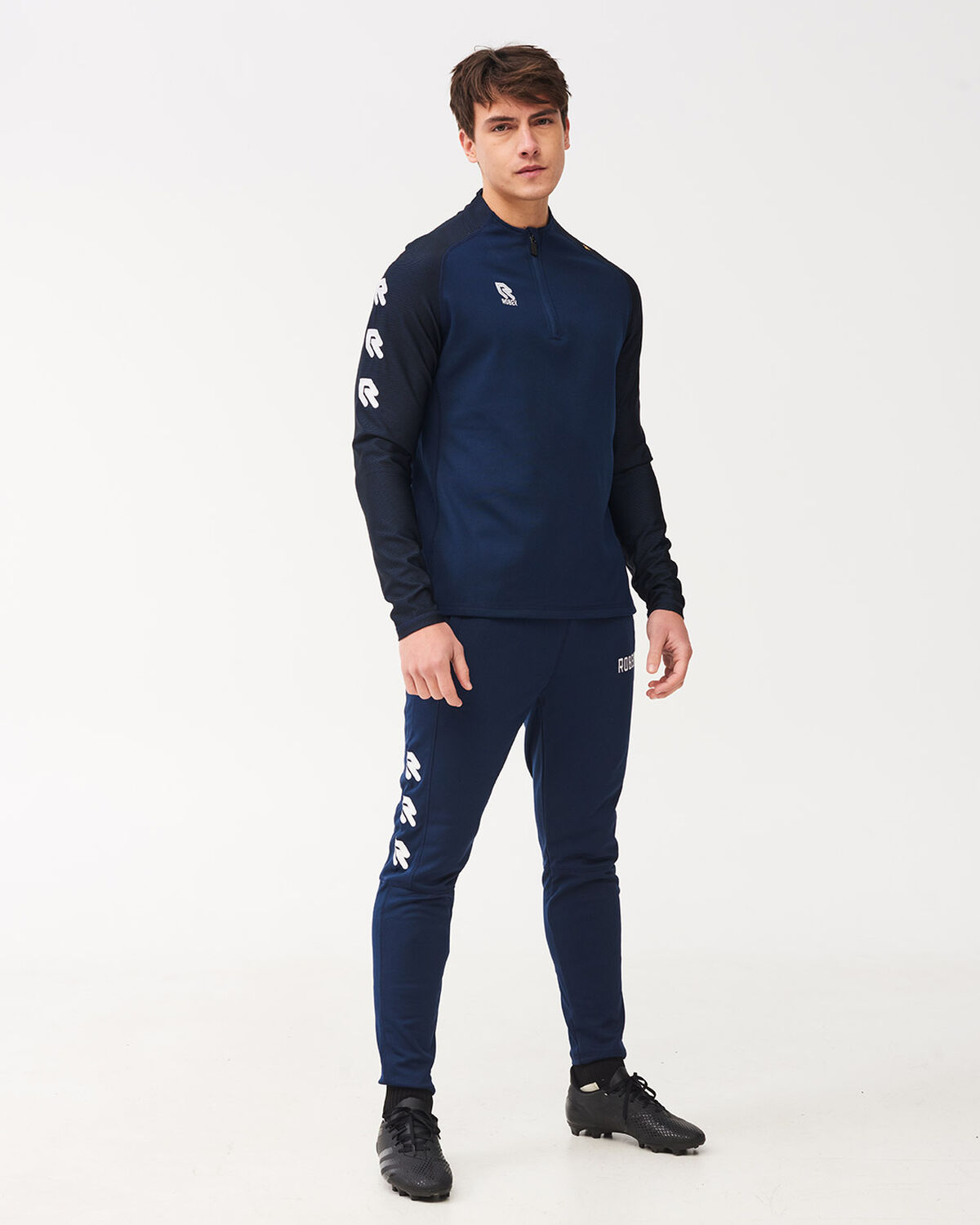 Performance Half-Zip Top, Navy/Black, hi-res