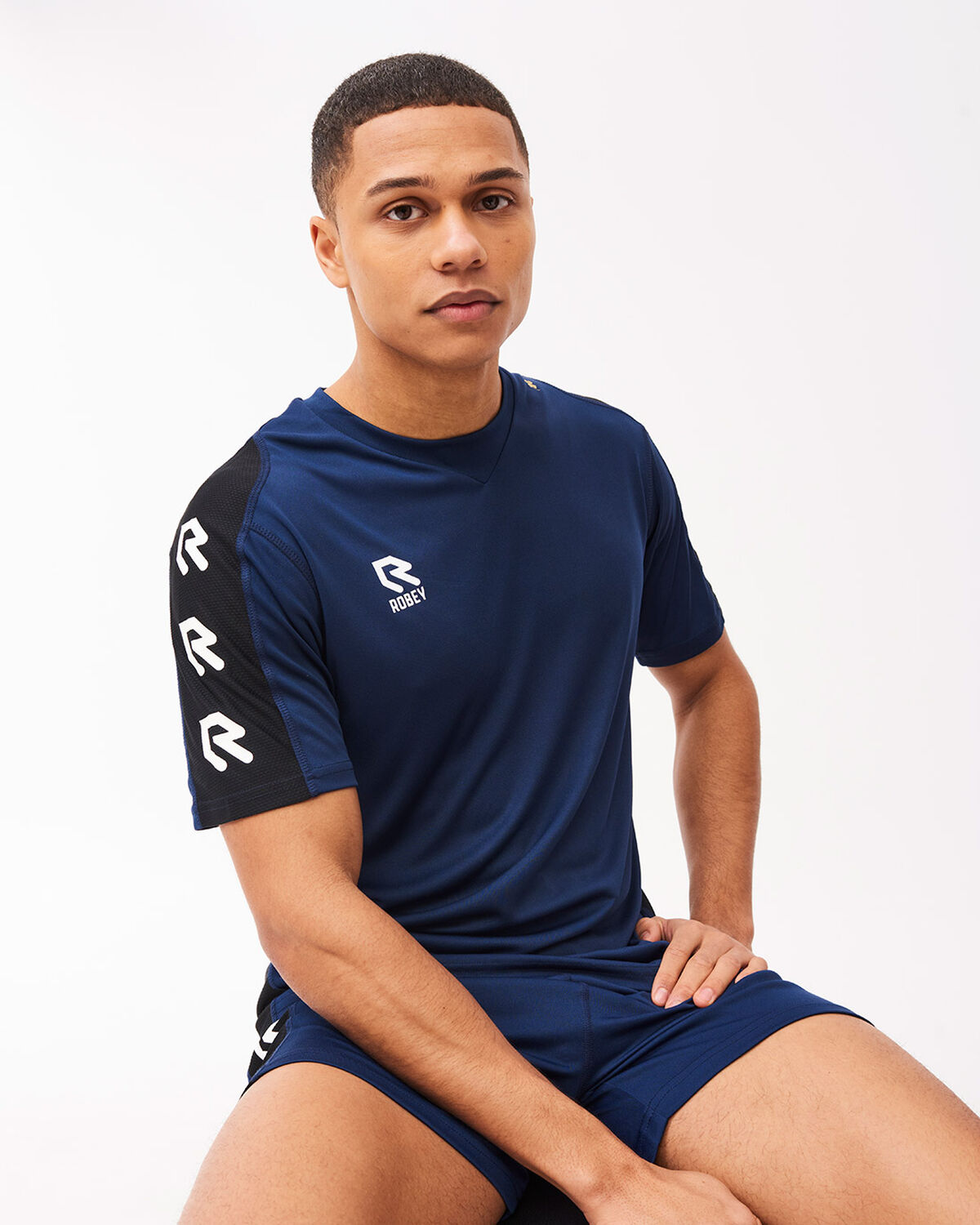 Performance Shirt, Navy/Black, hi-res
