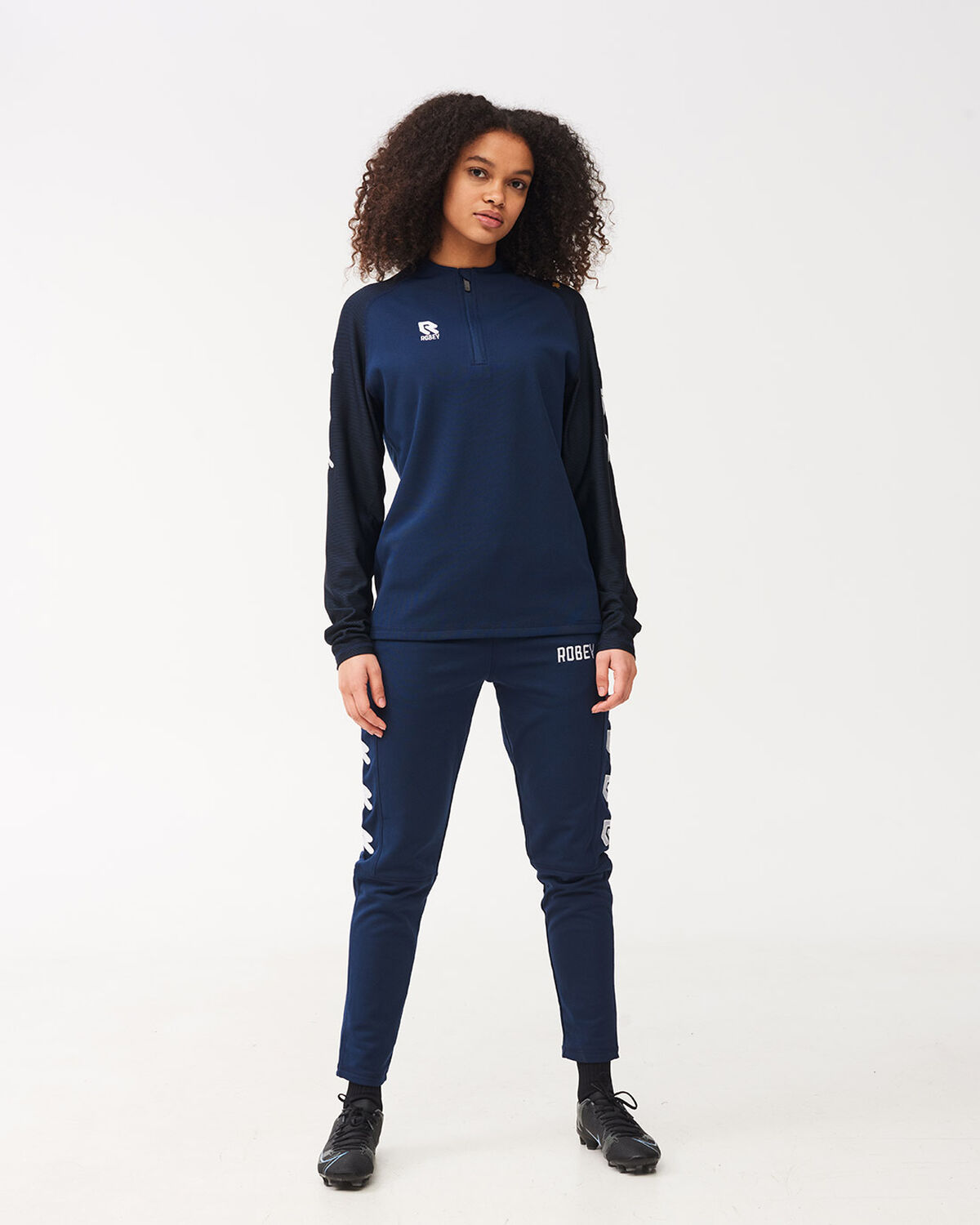 Performance Half-Zip Top, Navy/Black, hi-res